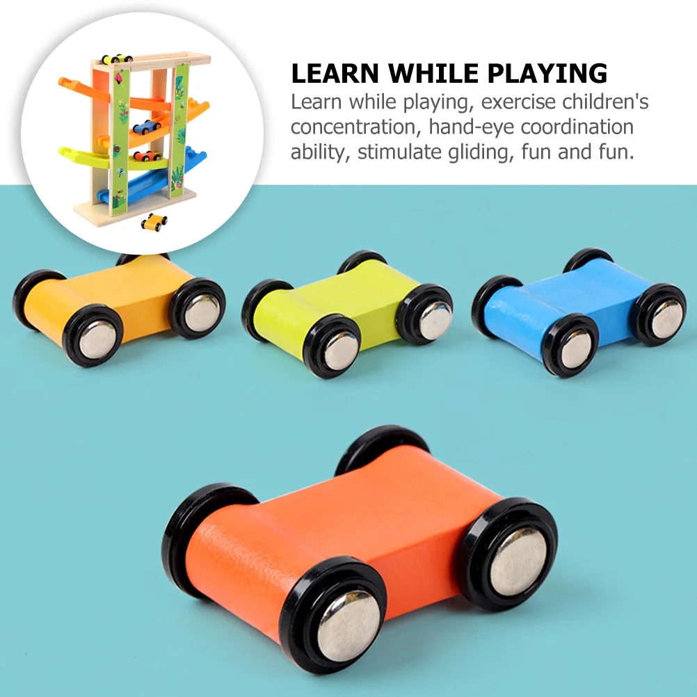 Glider Track Multi-layer Car Children Toys Sliding Racing Gliding Pp Educational Trolley