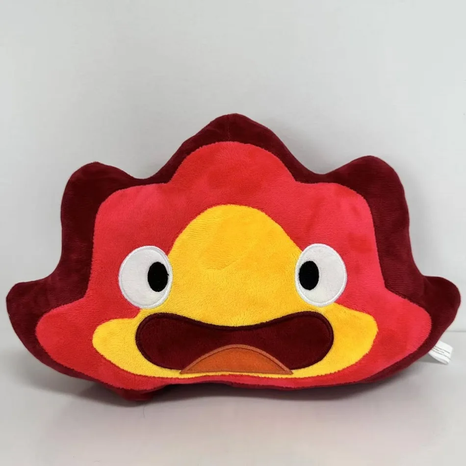 

25CM Cute Cartoon Calcifer Fire Plush Fire Demon Little Flame Doll Pillow Children's Soothing Toy Birthday Gift ChristmasGift