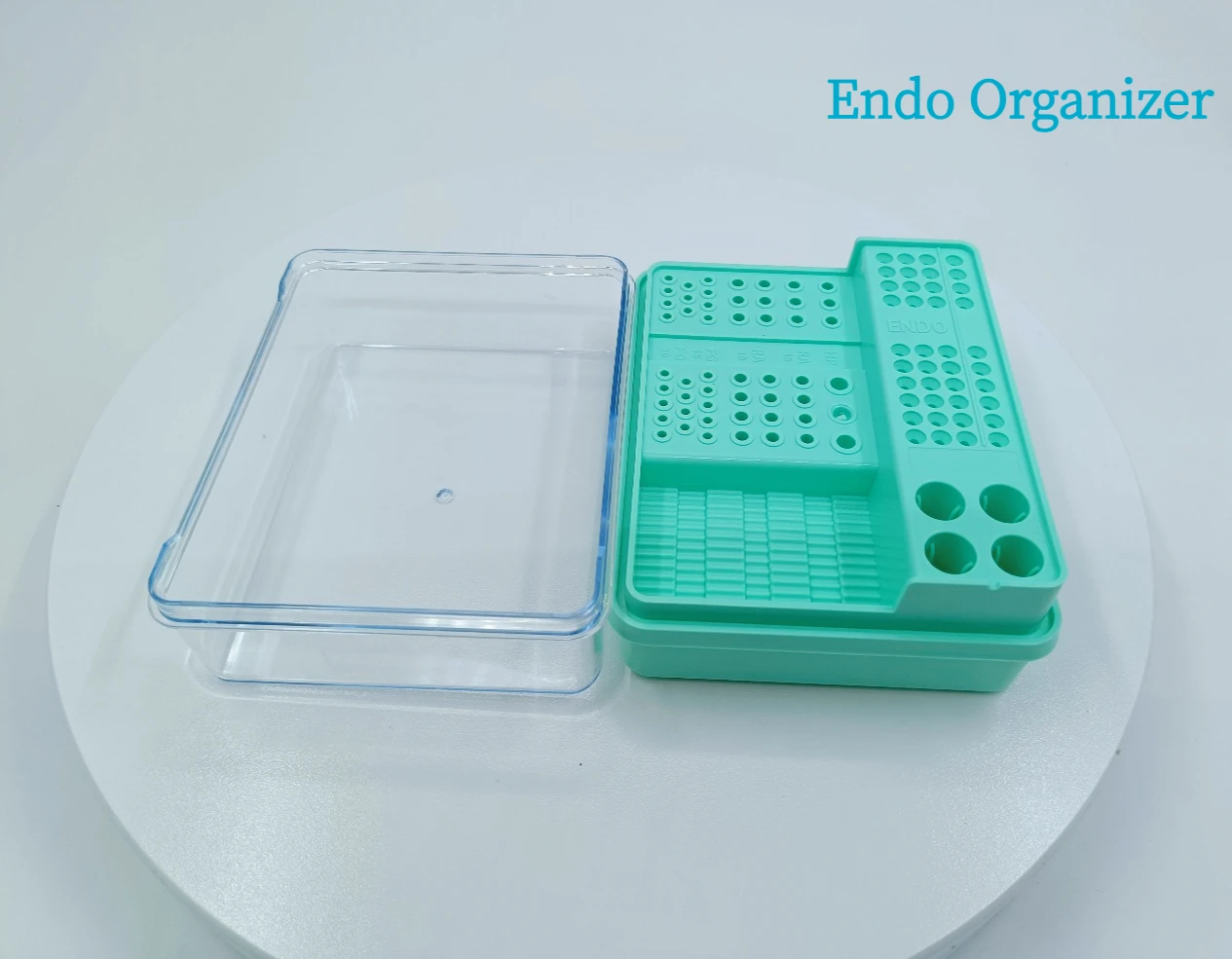 Safe Durable 96-Hole Endodontic Sterilization Cassette Autoclavable Storage Rack for Dental Burs & Root Canal Files