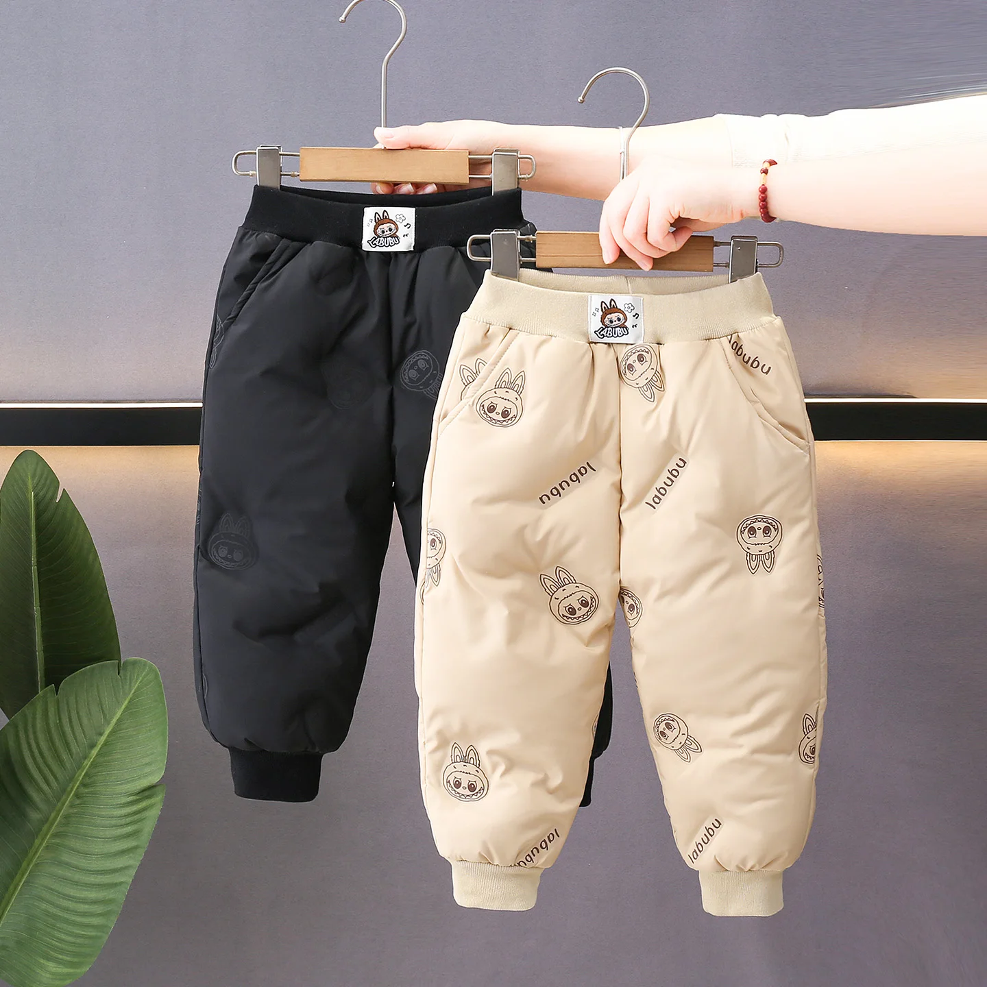 

Утепленные брюки для мальчиков, детские, для активного отдыха, теплые хлопковые штаны, длинные прямые брюки, молодежные, модные, для спорта