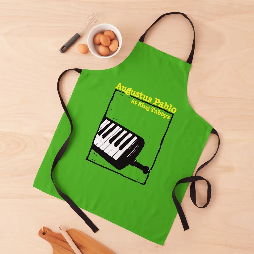 

King August Augustus Pablo At King Tubbys Apron kitchen utensil Chef Accessories Trim Cloth nail tech supplies Apron