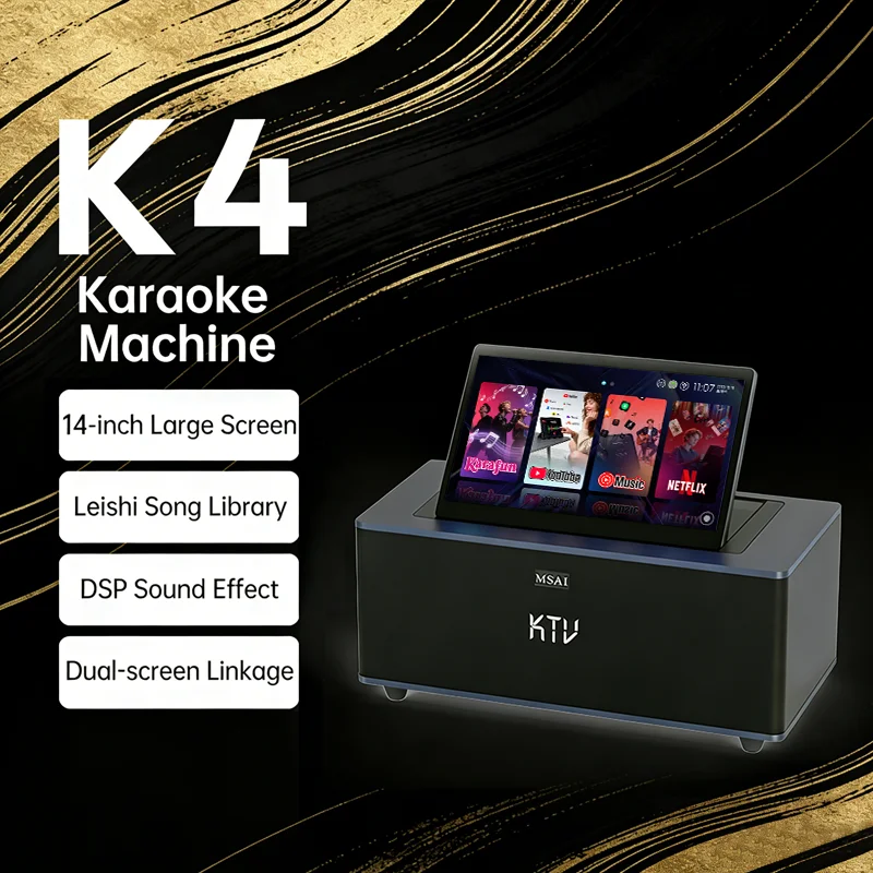 Караоке-система MSAI K4 All-in – обзор и цена Kids Microphone Karaoke
