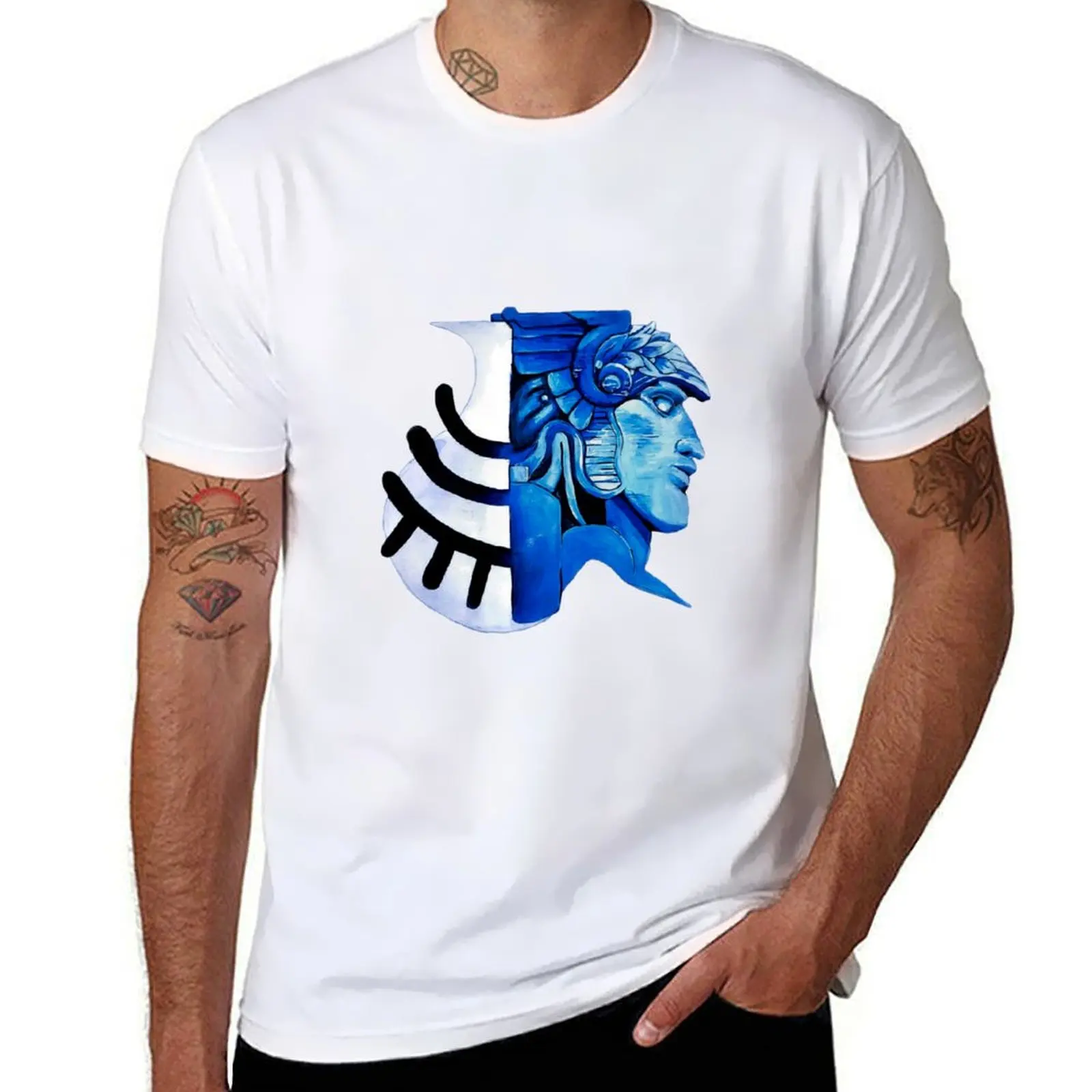 Gaurdians of Traffic T-Shirt vintage anime shirt blue lock vintage graphic tee t shirts for men cotton