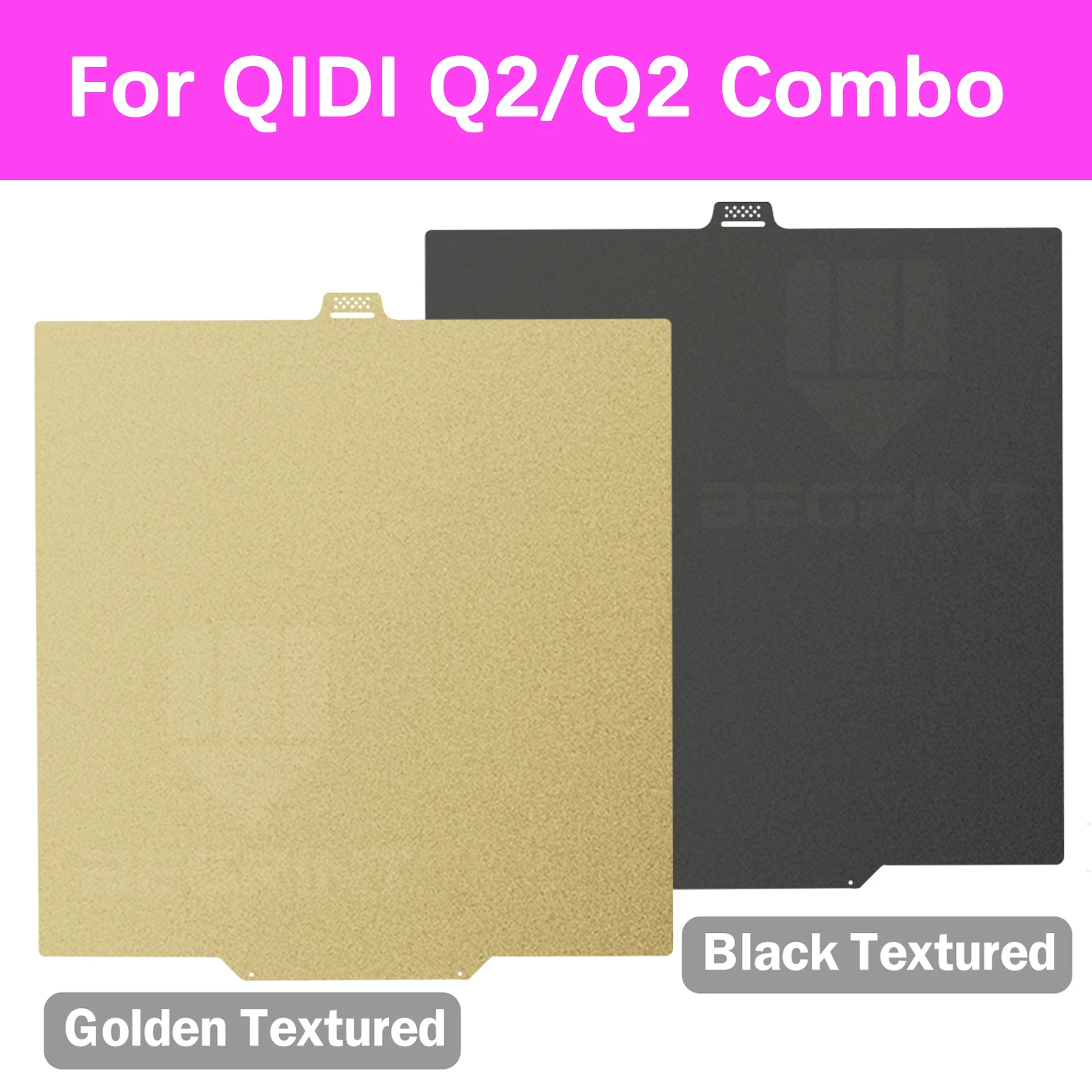 

Double Side PEI Bed For QIDI Q2 Build Plate 280x280mm Q2 Combo Smooth PEO PET PEY Bed Spring Steel Sheet For QIDI Q2 Accessory