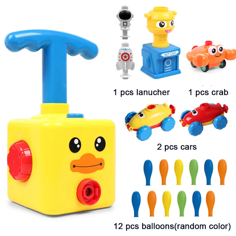 Lanceur De Voiture à Ballon – Propulsion Inertielle, Jouet éducatif En ABS, Sans Gonflage Buccal, Pour Enfants, Cadeau Scientifique