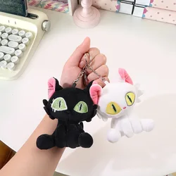 Daijin kedi ve Sadaijin siyah kedi Plushie yumuşak doldurulmuş hayvan bebek Suzume hiçbir Tojimari oyuncak doğum günü hediyesi bebek çocuklar için