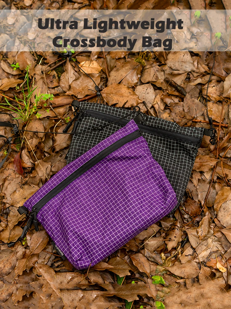 

Outdoor Ultra Light Crossbody Bag for Hiking Camping Cycling Accessories Travel Lightweight Sling Bag EDC