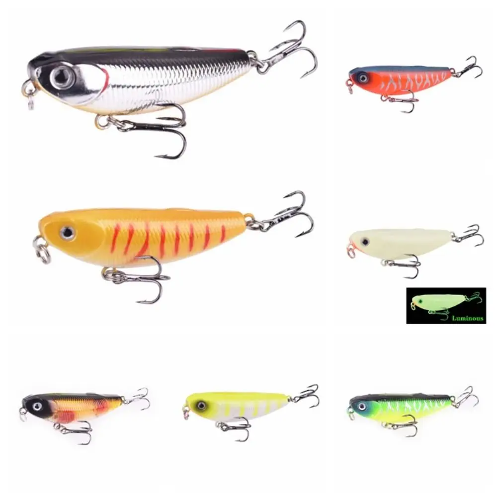 

Top Water Pencil Fishing Lure Fishing Tackle Artificial Floating Dog Walking Wobblers 5cm/5.5g Mini Snub Mouthed Fish