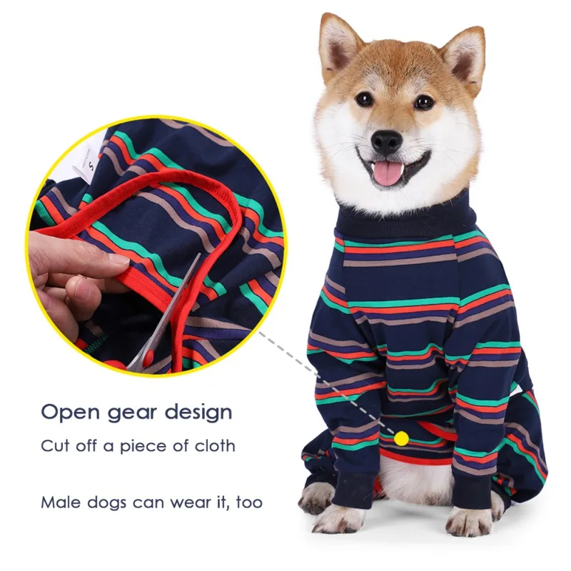 Dogs Pajamas For Pet Dogs Clothes Jumpsuit For Small Medium Large Dogs 4 Legs Costume Coat Puppy Pet Bodysuit Clothing Home wear