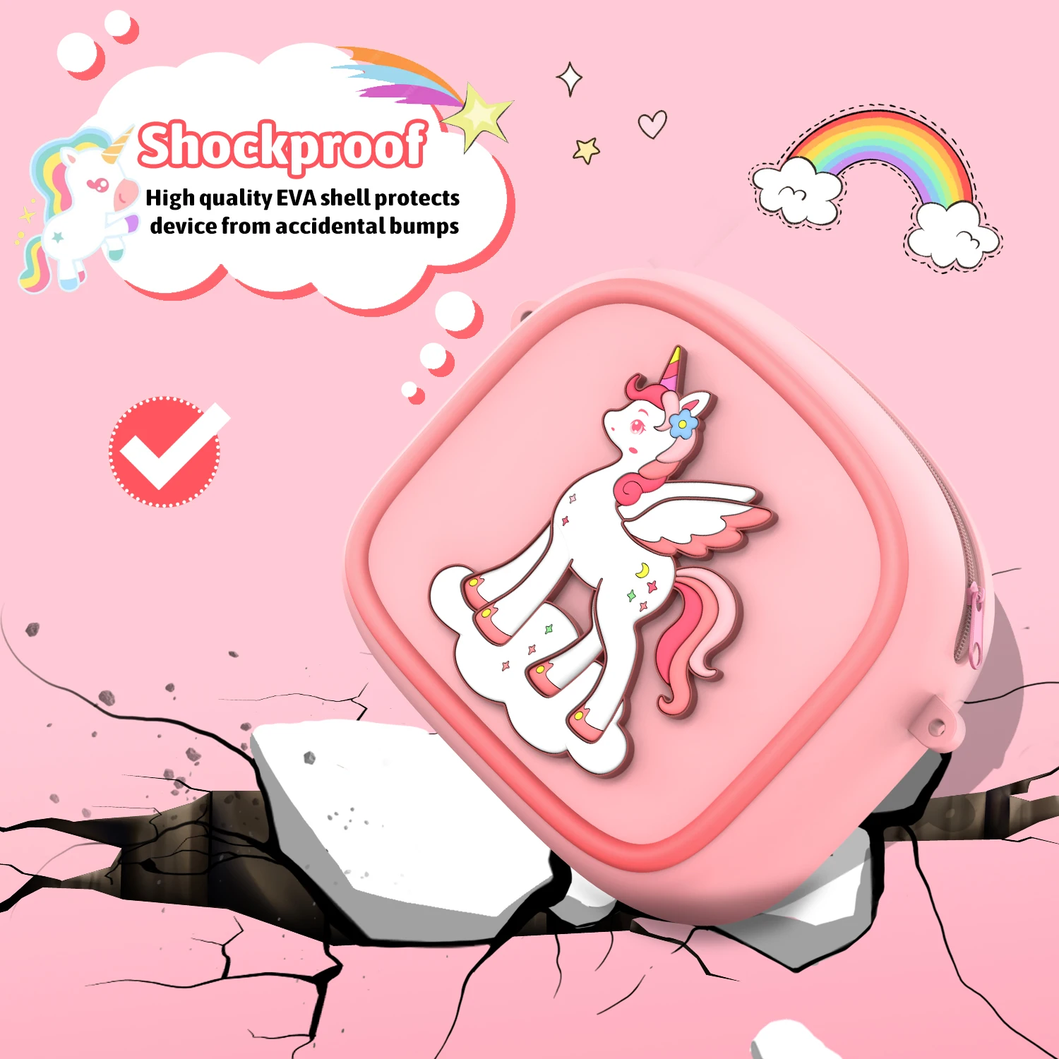 AMORUS Kinderkamera, sofortige 1080P HD Dual-Objektiv-Selfie-Digitalkamera für Mädchen und Jungen, Weihnachts- und Geburtstagsgeschenke, Spielzeug mit 32G-Druck – Detail 8