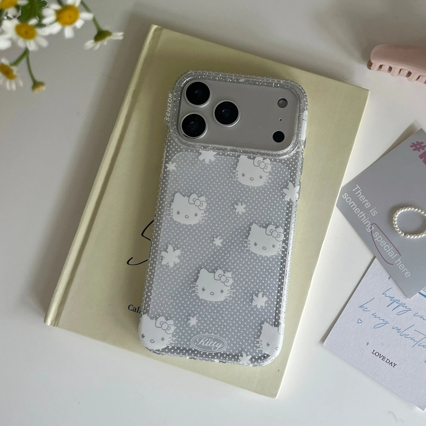 Cute Cartoon Y2K Hello Kitty Transparent Mobile Phone Case for IPhone 17 Pro Max 17 Pro 16 Pro Max 17 16 15 Pro Max Phone Case view 5