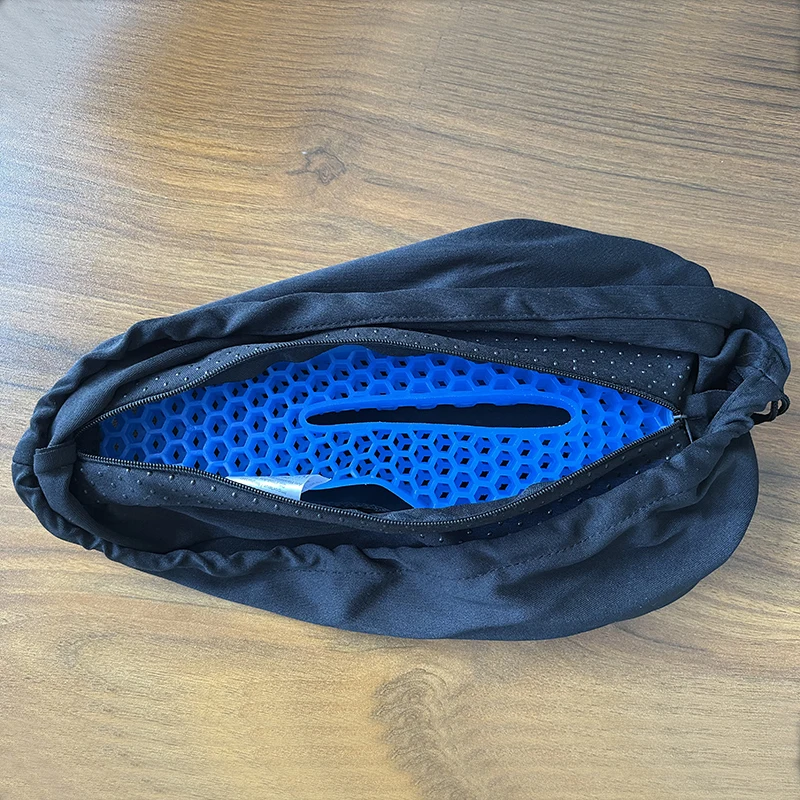Breathable Bicycle Saddle Seat Cover For Long-Distance Travel With Honeycomb Structure