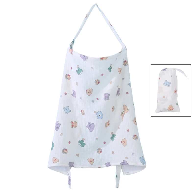 Baby Feeding Cover Cotton Breastfeeding Cover Convenient & Reusable Nursing Cloth Lovely Pattern Designing Feeding Apron