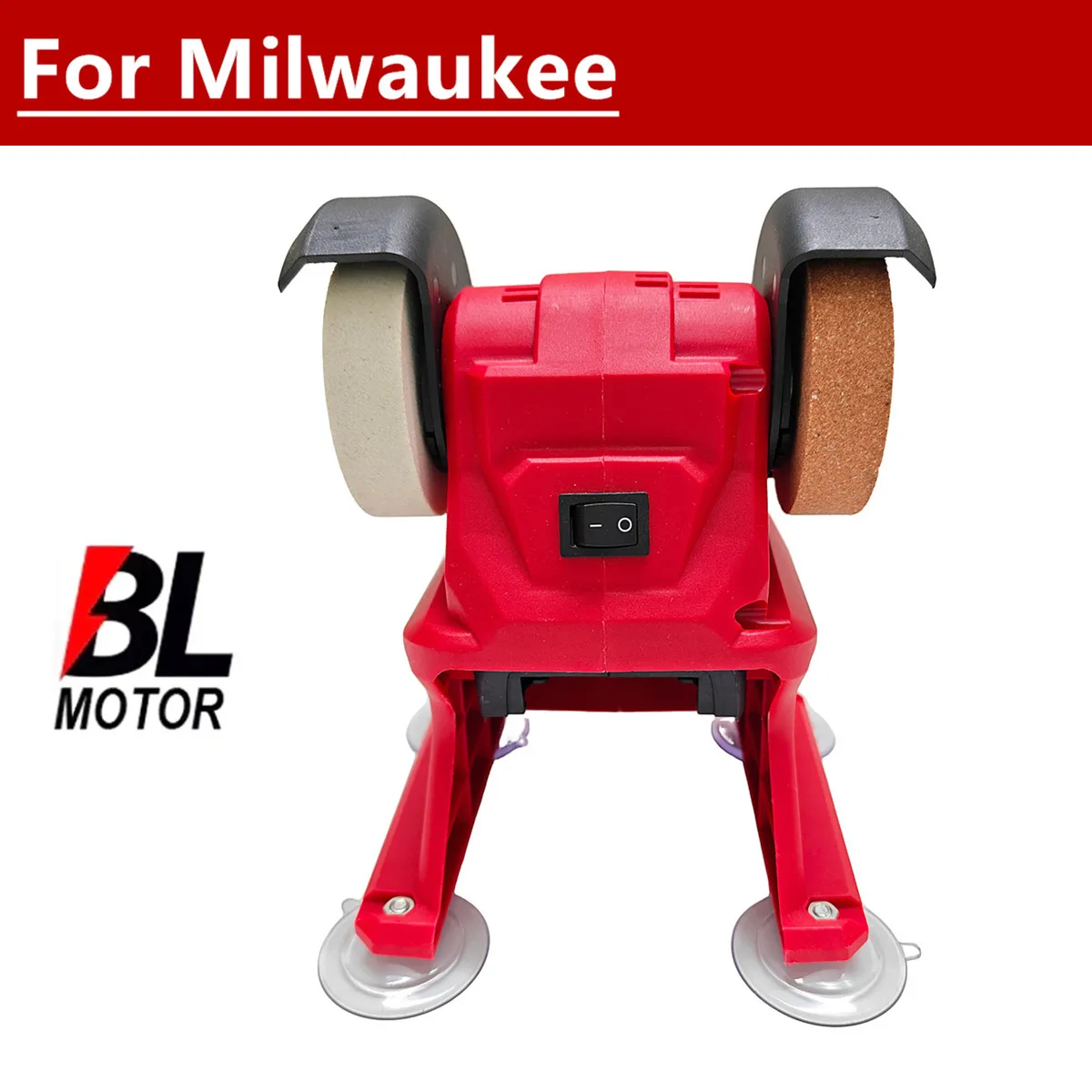 

For Milwaukee 18V Battery Brushless Electric Bench Grinder Cordless Table Grinder Double Polishing Grinding Stone Knife