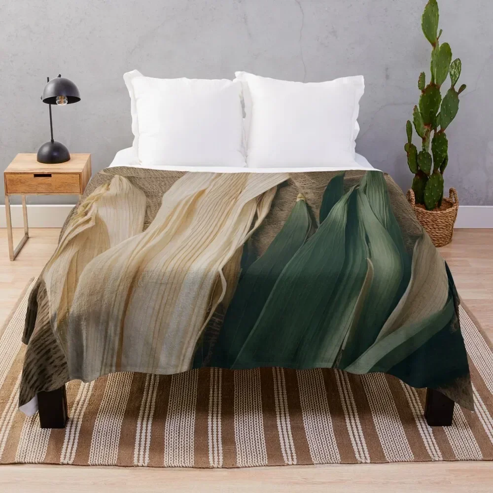 

Corn Husk and Hessian fabric No.5 Throw Blanket Year Round Soft Comfortable Blanket for Home