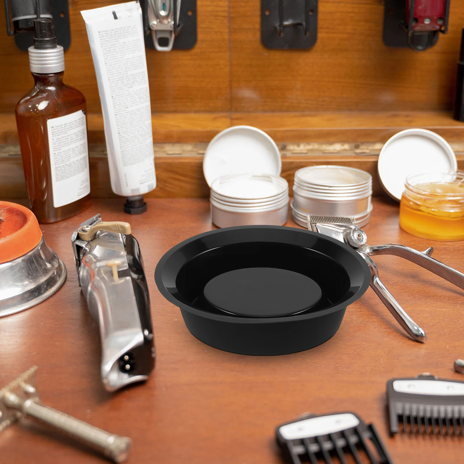 

Silicone Beard Shaving Bowl for Men Travel Dish Soap Container Lightweight Portable Barber Cup Mixing Bowls Durable Reusable