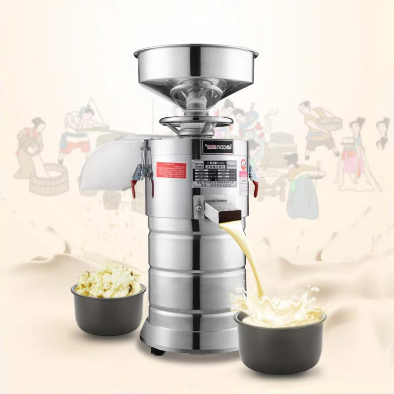 

Automatic Soybean Milk Tofu Maker Machine Slag Separating Commercial Fiberizer Rice Paste Machine Stainless Steel Juicer220V