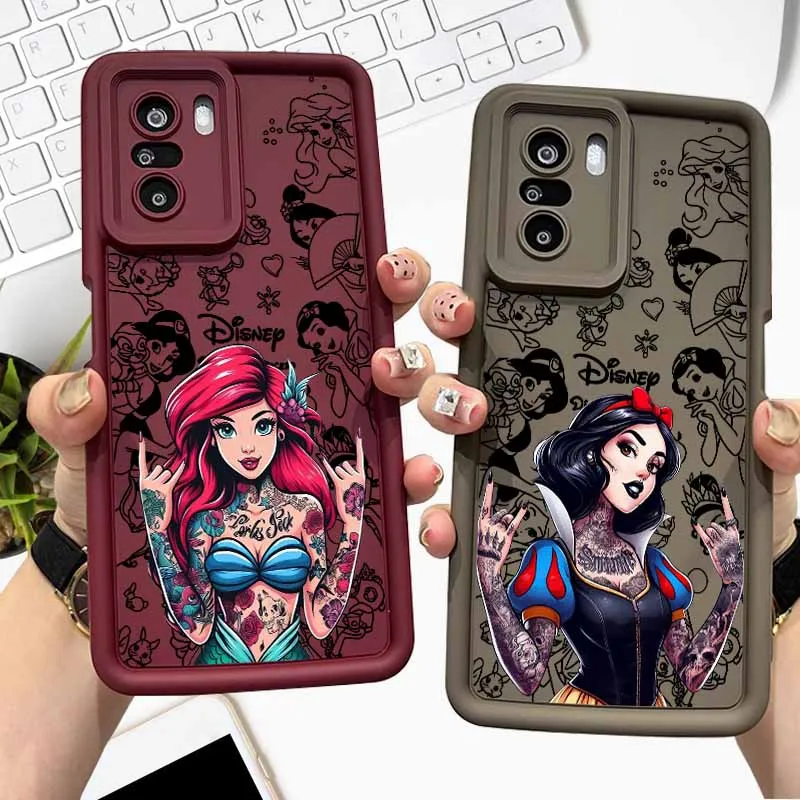 Disney Tattoo Ariel Princess For OPPO A5X 79 83 3X 60 15 57 98 94 92S 92 91 78 76 74 72 58 55 54 38 17 Eyes Ladder Phone Case