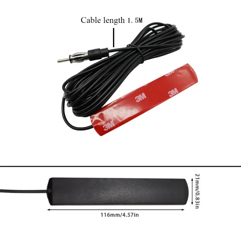 1.5M 4G Car Radio FM Antenna Patch Universal Car Marine Anti-interference Antenna Signal Enhancement Equipment Car Accessories