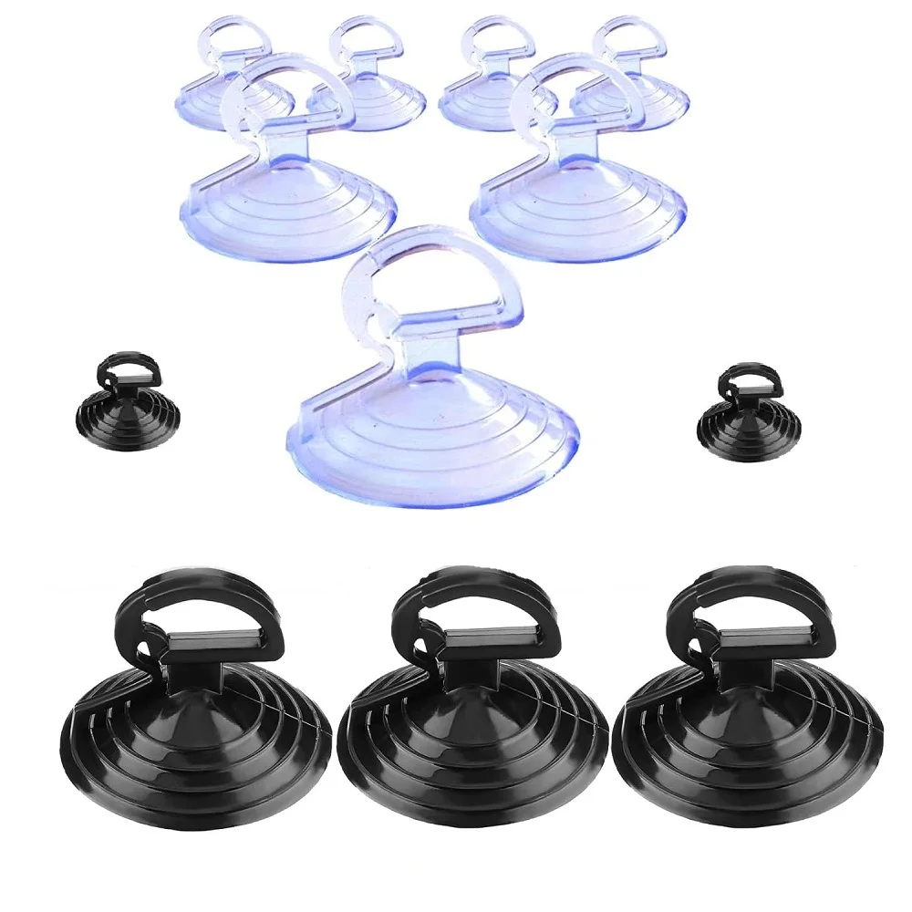 12PCS Car Window Suction Cup Car Glass Windshield Sunshade Suction Cups PVC Sucker Car Interior Accessories for Automotive Visor