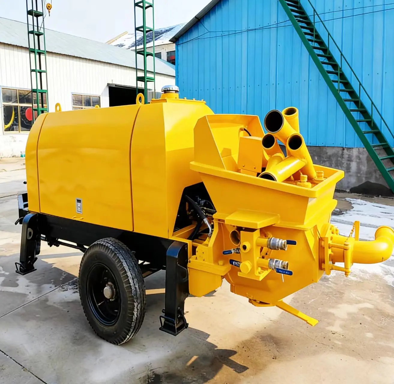 Customized Portable Concrete Pump Pump Machine Concrete Mixer Factory Sale Concrete Transfer
