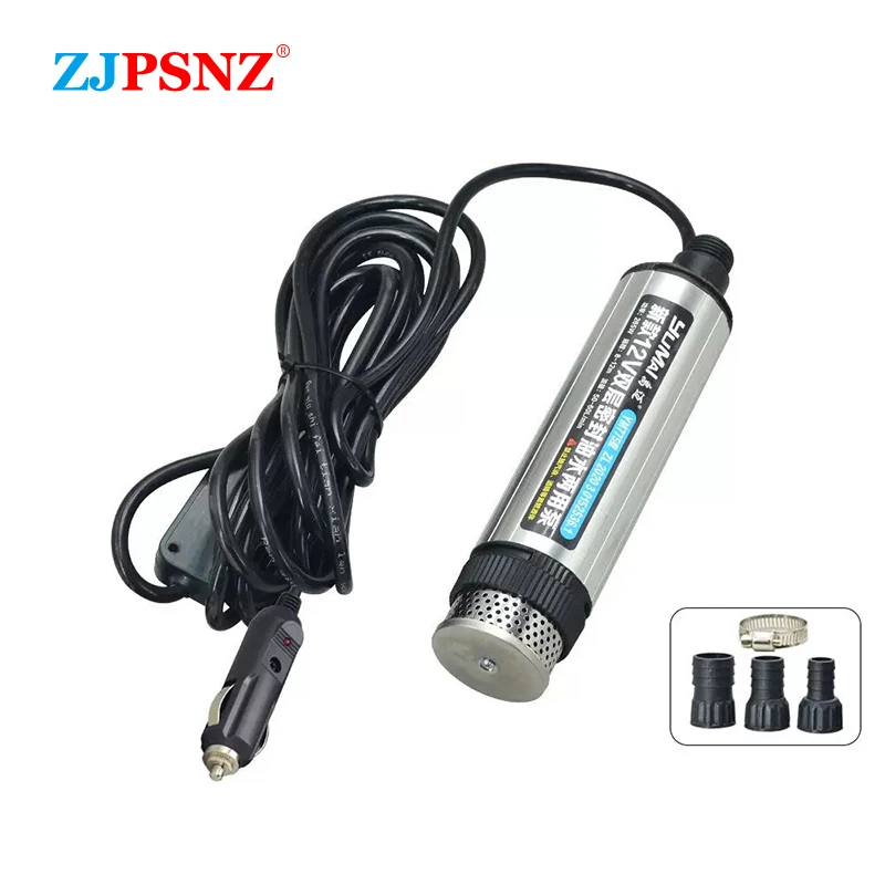 

Car Oil Pump Electric Pump Transfer Pump Water Pump Pure Copper Motor 265W High-power Refueling Machine 60L/min 12m Head 12V 24V