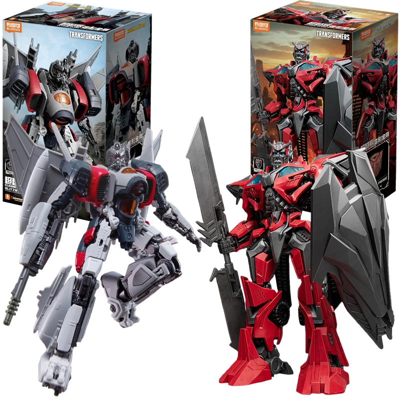 BLOKEES Transformers Sentinel Prime Blitzwing Optimus Prime Autoboty Decepticony Figurki Akcji Zabawki do Składania Prezent