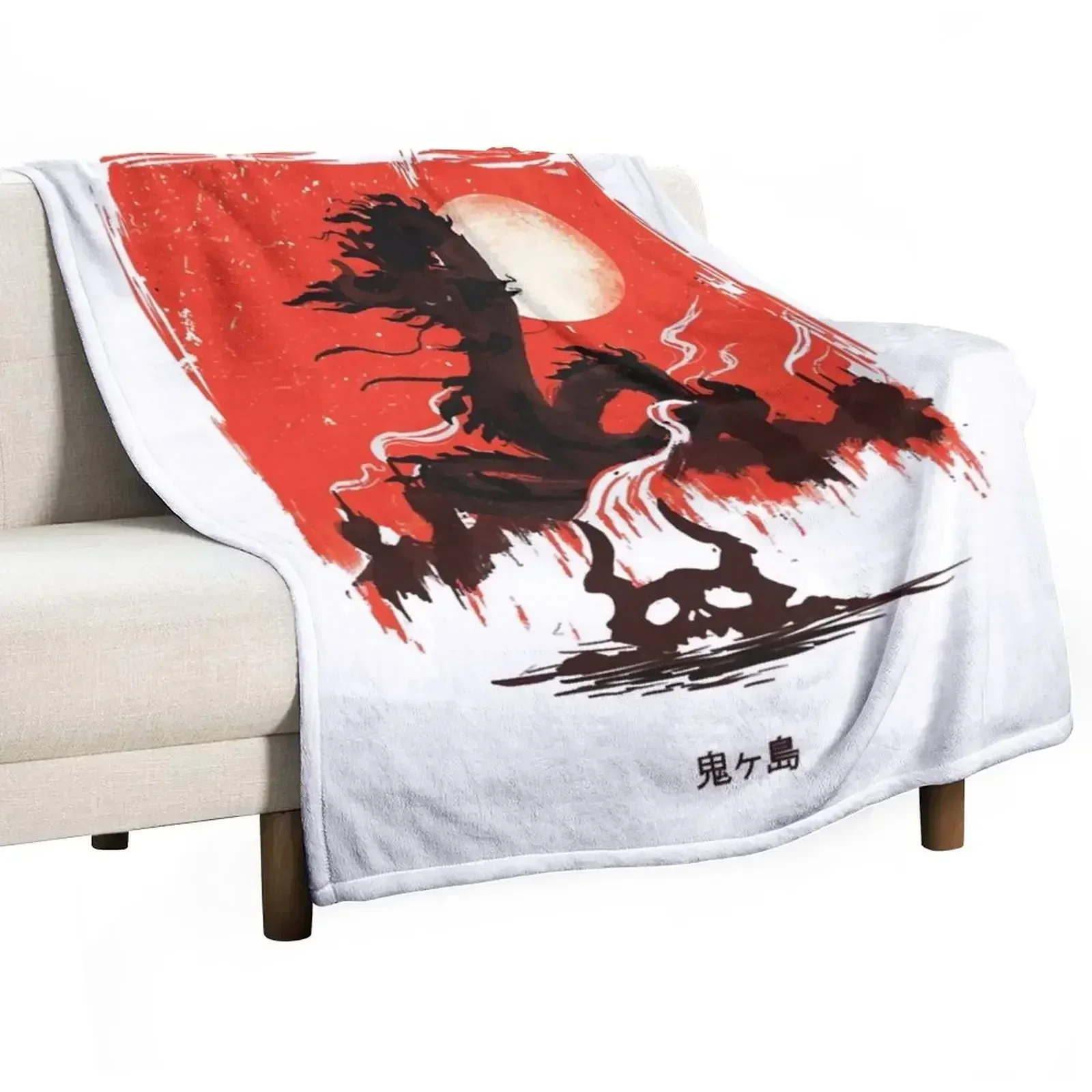 

Kaido Onigashima Wano Kuni Throw Blanket Soft Beds Vintage Blankets