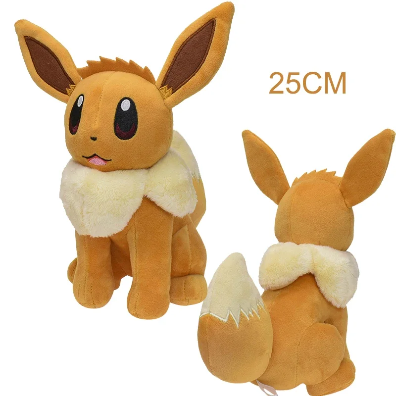 23~30cm Squat EEVEE Espeon Peluche Umbreon Jolteon Glaceon Vaporeon Flareon Leafeon Sylveon Stuffed Plush Doll Toys