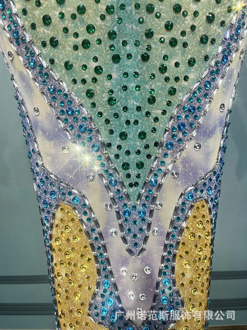 Alto senso Colore a contrasto Temperamento Vita Gonna anca Stile vacanza Abito alla moda Cocktail Party Abito da sera Spettacolo Costumi