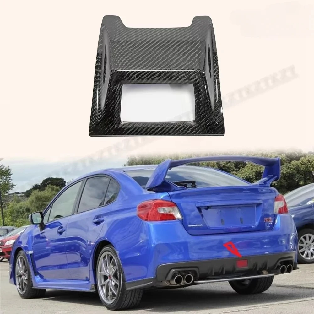 

FOR SUBARU Carbon Fiber 14-18 Impreza WRX VAB VAF STI Rear Fog Light Cover