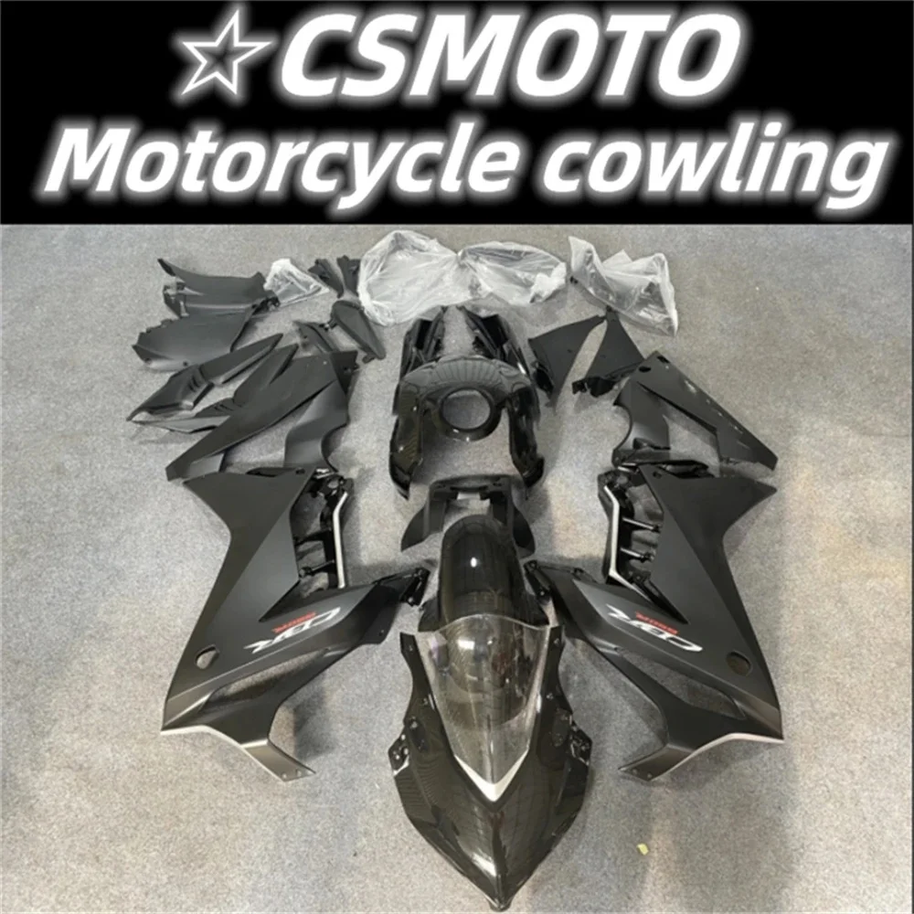 Motorcycle fairing for Honda CBR650R 2019 2020 2021 2022 Body set matte black with glossy black