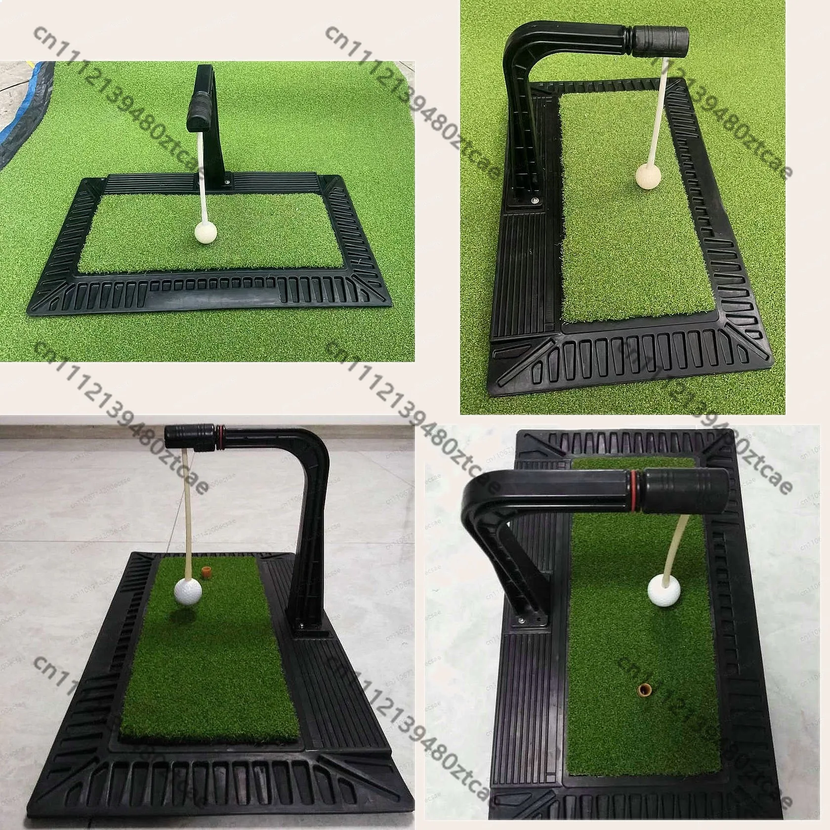 Golf Swing Trainer, Electronic Indoor Practice Aid, Portable Golf Training Device for Range & Home Practice