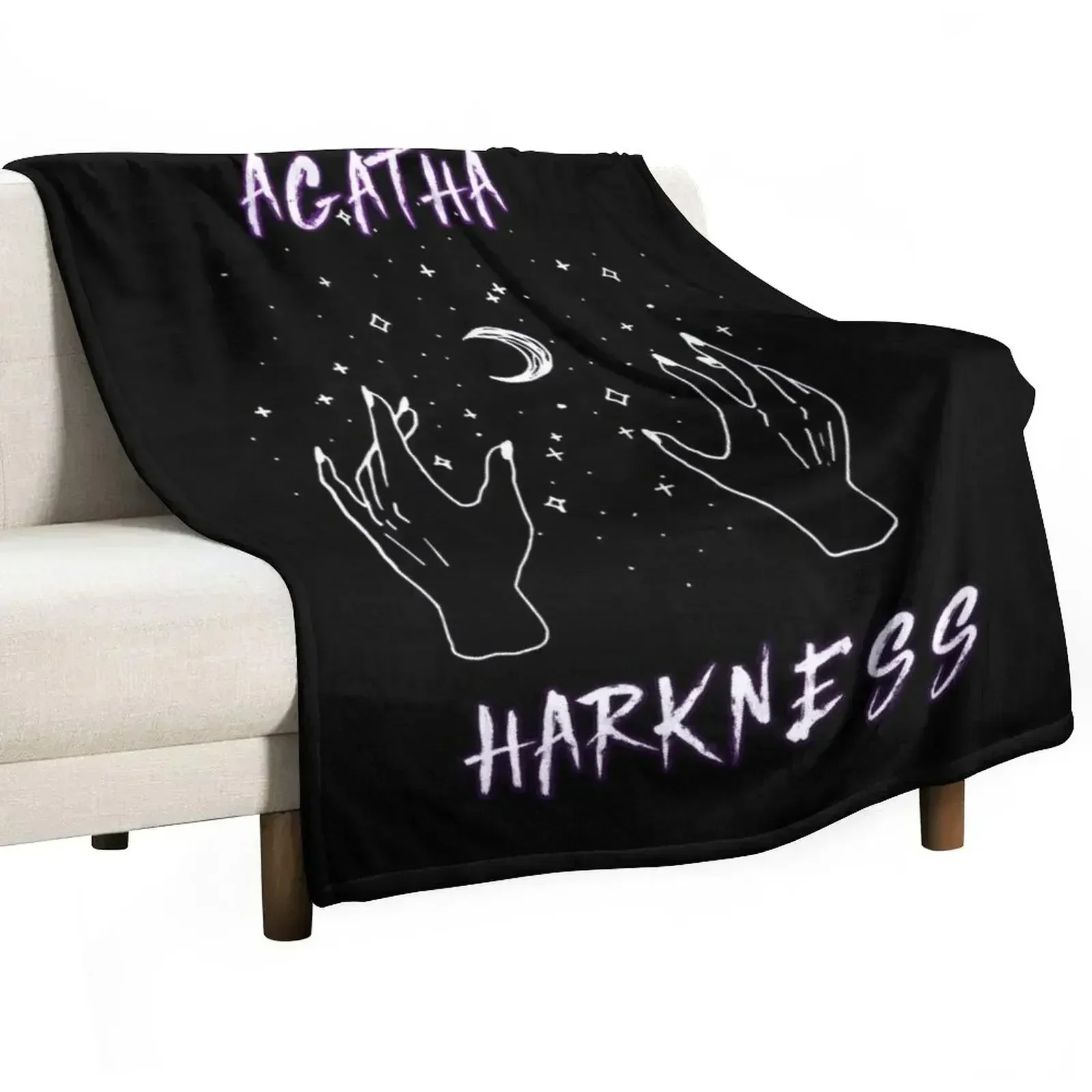 

agatha all along- agatha harkness- purple witch HOODIE Throw Blanket Sofa Quilt blankets ands Blankets