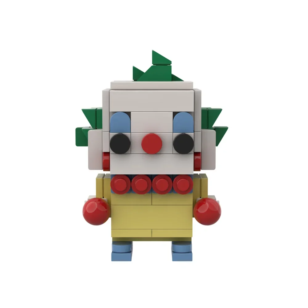 

MOC-64660 Killer Klowns BrickHeadz Building Blocks Model Three Killer Klowns Action Figure Bricks Assembly Toys Kids DIY Gifts