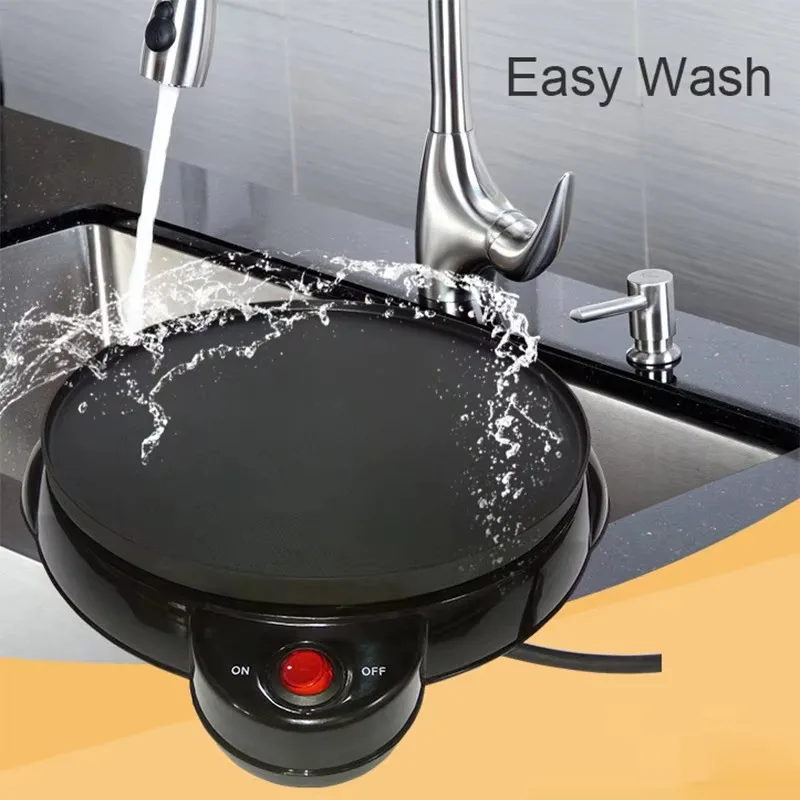 220V 650W Cucina Elettrico Crepe Maker Paratha Chapati Pane Piatto Pizza Tortilla Maker Strumenti di Cottura Apparecchio Bakeware