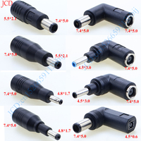 1P DC 7.4 x 5.0 mm 7.4*0.6 female to 7.4*5.0 4.5*0.6 4.8*1.7mm 5.5*2.1/5.5x2.1mm male jack for HP DELL laptop power adapter plug