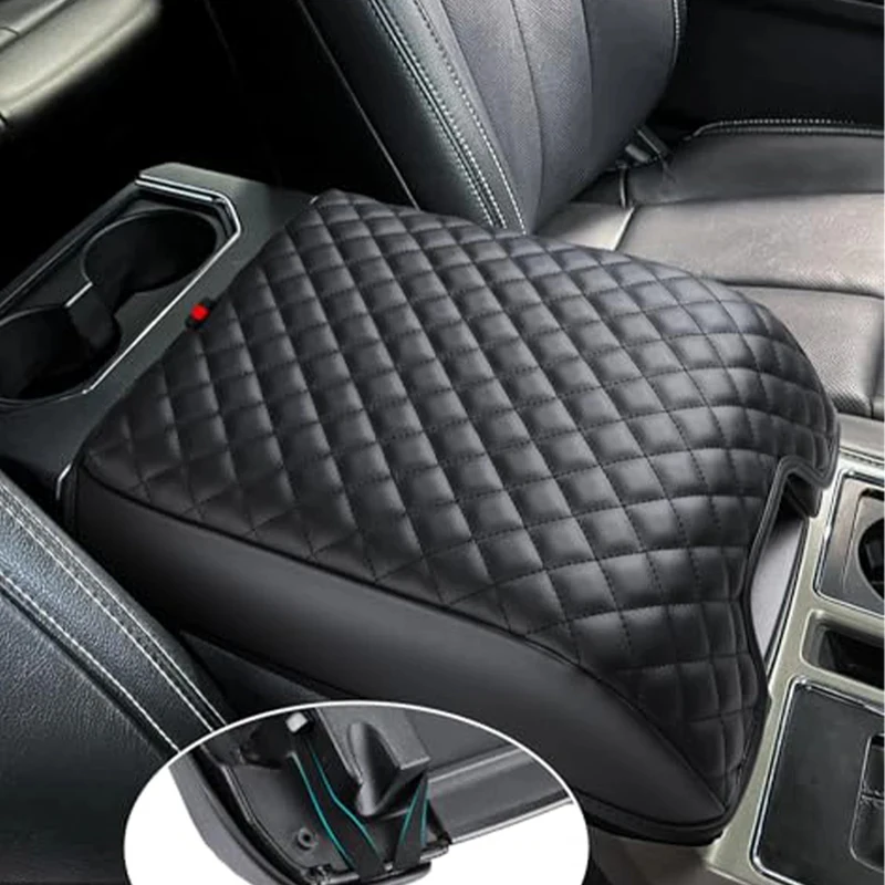 Comfortable Thickened Vehicle Armrest Cushion Anti-Scratch Wear-Resistant Console Pad view 4