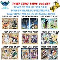 Nowa karta Kayou Naruto T2W7 T4W6 Anime Uzumaki Naruto Rare Card Full Series SP MR PU UR PTR SSR SR R Complete Set Collection Card