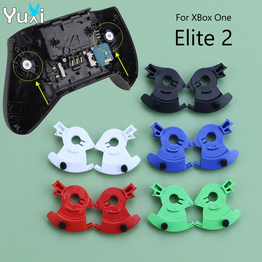 YuXi 1 Set Left Right Paddles Gear Shift Button For Xbox One Elite Series 2 Controller Trigger Lock Rotation Knob