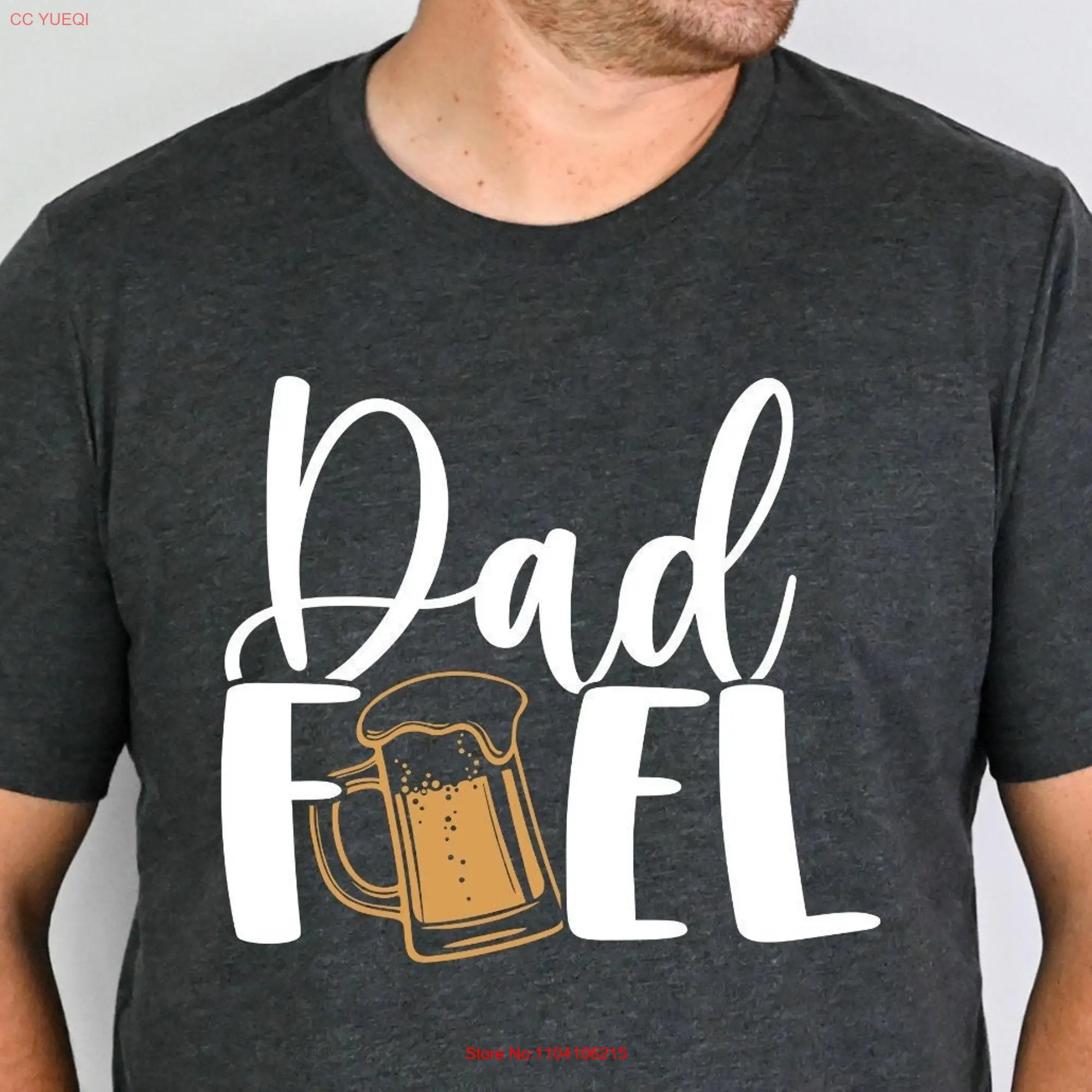 Dad Fuel T Shirt Fathers Day for Love Husband Funny Father long or short sleeves