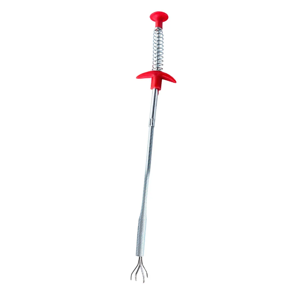 

Cleaner Drain Clog Remover Flexible Iron Wire Tool Sink Cleaning Extractor Plumbing Supplies