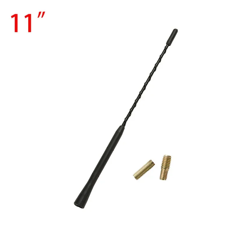 9/11/16 Zoll Universal Auto Anti-lärm Flexible Dach Mast Peitsche Stereo Radio FM/AM Signal Antenne verstärkte Antenne Mit Zwei Schrauben