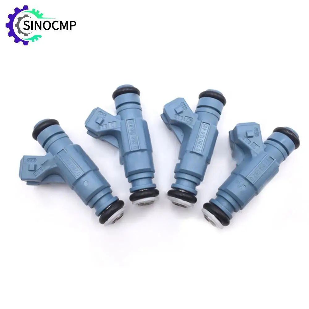 4 Uds inyector de combustible 0280156410 para Ford Ecosport 2,0 16V Fiesta 1,6 08 9S4G-BA 9S4G-9F593-BA boquilla de inyectores de piezas de motor