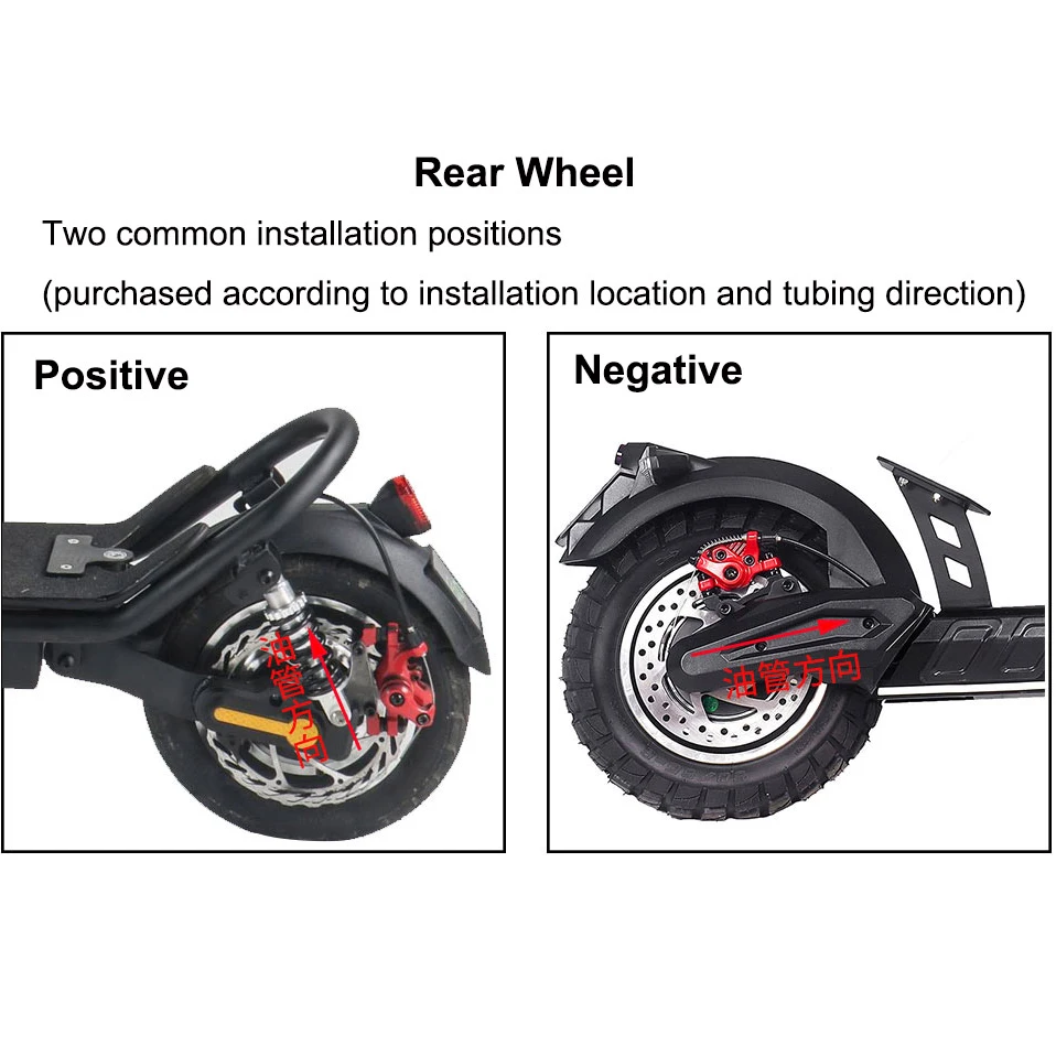 ZOOM 4-piston Disc Hydraulic Brake Electric Bicycle Folding Mountain Bike Power Off E-bike Bicycle 160mm 180mm