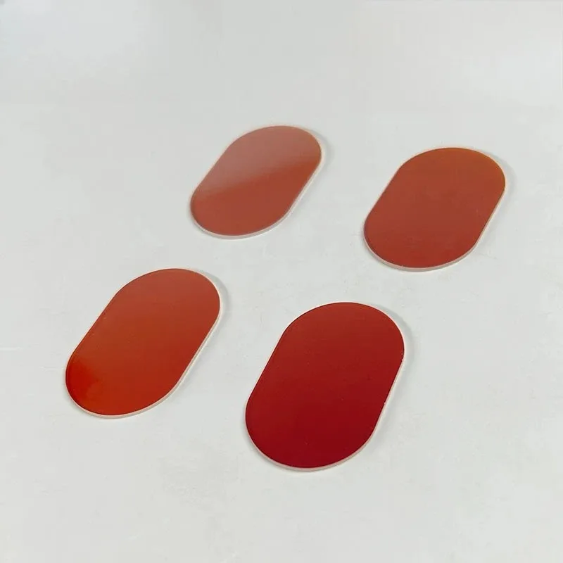 Optical Colored Glass Black Red Blue Yellow Cyan Orange Purple Customizable Filter Color Filter