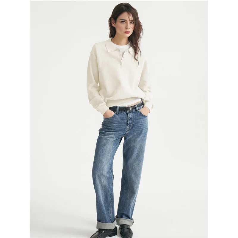 

ASDS-Women's Long Sleeve Shirt Casual V Neck Loose Fit Formal Work Shirt Tops Autumn Clothing