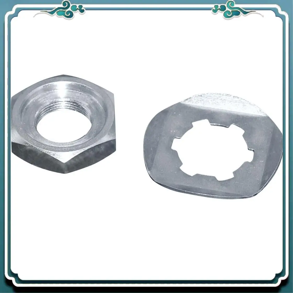 Premium For Yamaha Banshee YFZ350 YZF600R FZS 600 Front Sprocket Nut Lock Washer 90179-18020-00/90215-21239-00