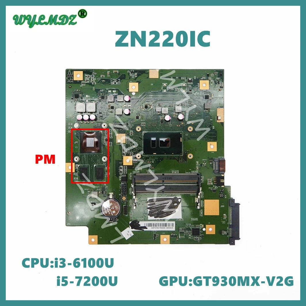 

ZN220IC With i3 i5-6th 7th Gen CPU GT930MX-2G GPU Mainboard For Asus Zen AiO Pro Z220IC-K ZN220IC ZN220I commercial Motherboard