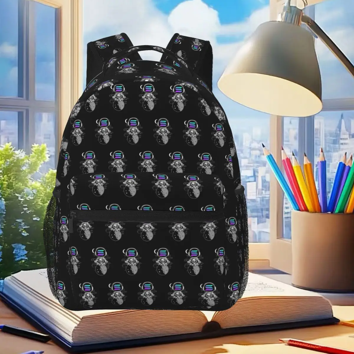Solana Cryptocurrency - Sac à dos Solana SOL pour étudiants, garçons et filles, sac d'école pour enfants, sacs à bandoulière pour ordinateur portable pour hommes et femmes